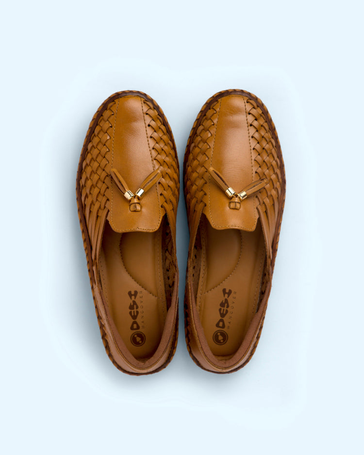Chief leather loafers Natural